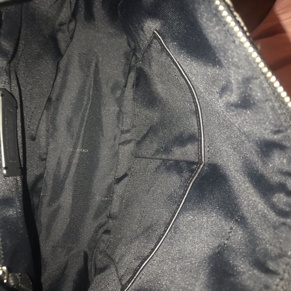 Black and grey Coach Fabric Hobo bag - Picture 5 of 11